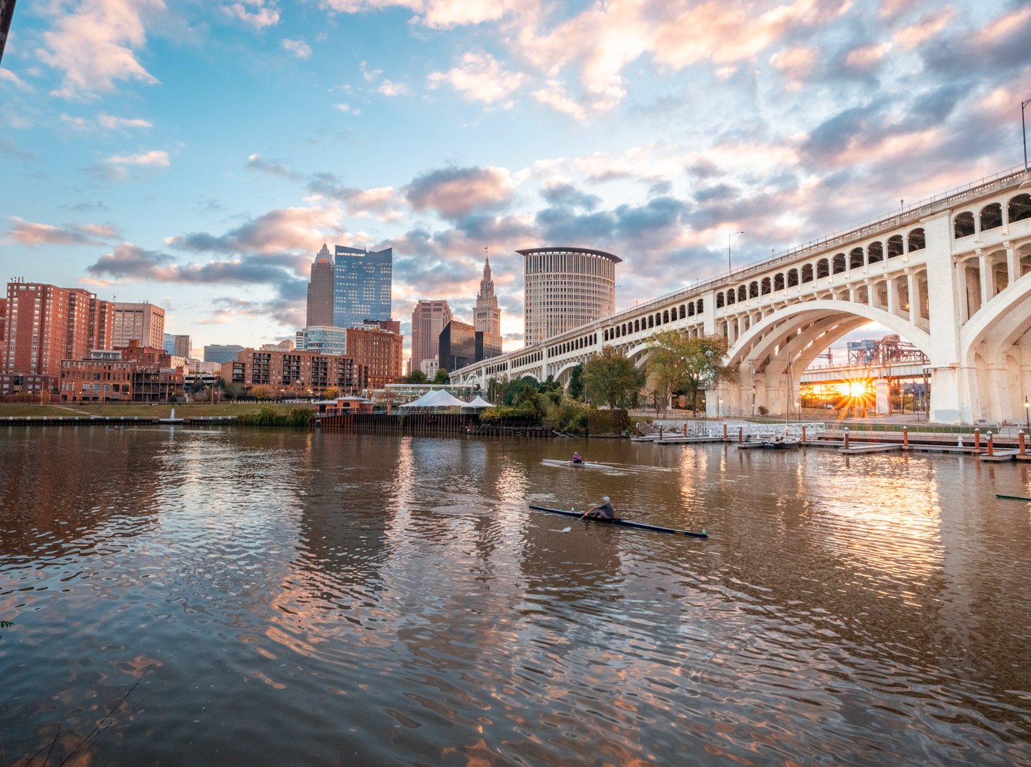 Fall Rowing in Cleveland, Ohio