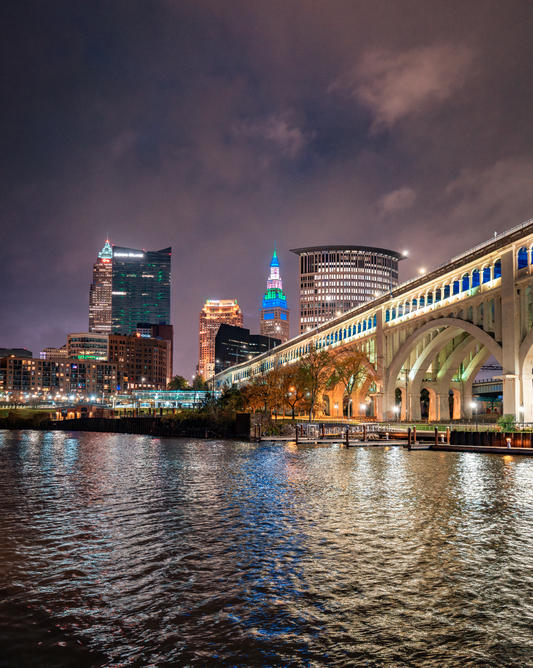Autumn Skies at Heritage Park in Cleveland, Ohio